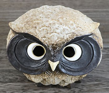 信楽焼 ふくろう 陶器 フクロウ 置物 かわいい おしゃれ ギフト 玄関