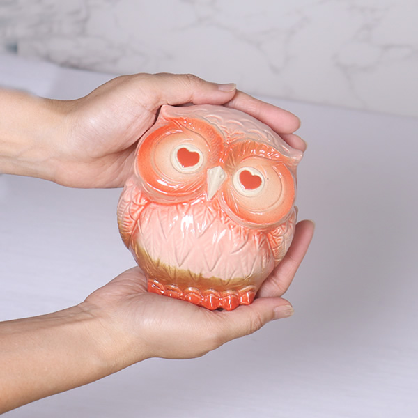 信楽焼 ふくろう 陶器 フクロウ 置物 かわいい おしゃれ ギフト 玄関