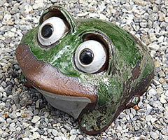 信楽焼 蛙 置物 かえる 陶器 縁起物 かわいい カエル おしゃれ
