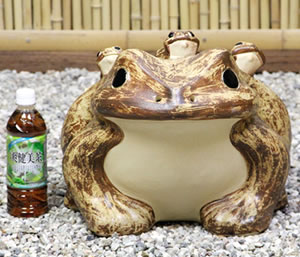 信楽焼 蛙 置物 かえる 陶器 縁起物 かわいい カエル おしゃれ ギフト