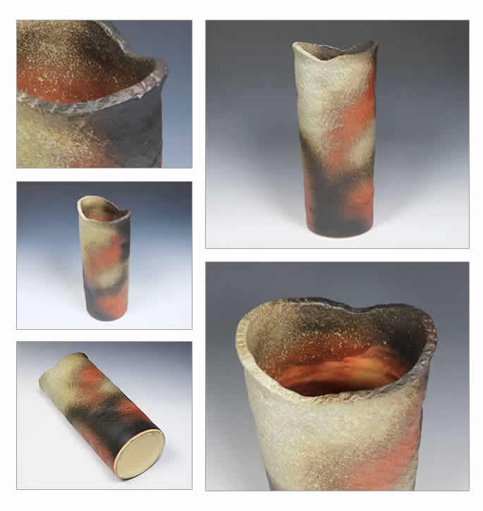 傘立て 陶器 おしゃれ 信楽焼 かさたて 和風 傘入れ モダン 緋色 玄関