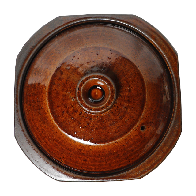 信楽焼 信楽焼 10号土鍋(飴色) 楕円型 陶器 | 滋賀県甲賀市 | ふるさと