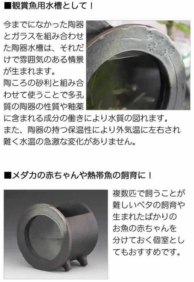 すいれん鉢　信楽焼き睡蓮鉢　陶器水鉢　スイレン鉢　やきもの