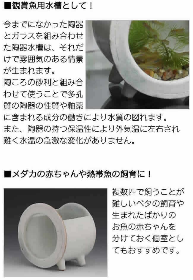 人気激安 信楽焼 水槽丸型ミニ 茶色 水槽 すいそう スイソウ 陶器 金魚鉢 水鉢 su-0210