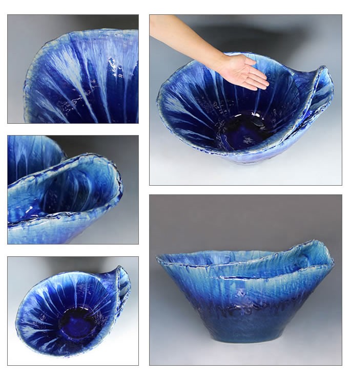 信楽焼 睡蓮鉢 メダカ鉢 おしゃれ めだか鉢 陶器 水鉢 ビオトープ