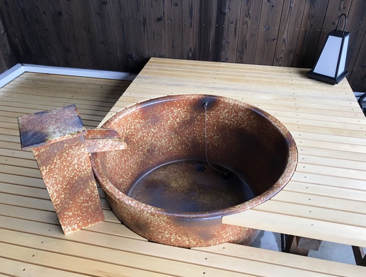 ※ハモ⑧  貴重　昭和初期大型風呂桶古材 ハモ⑧ 貴重 昭和初期大型風呂桶古材