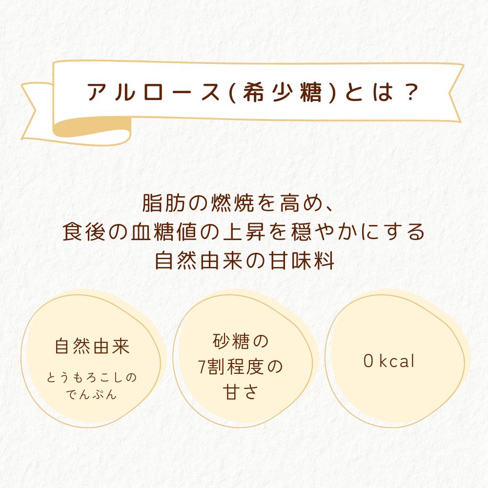 アルロース（希少糖）とは？