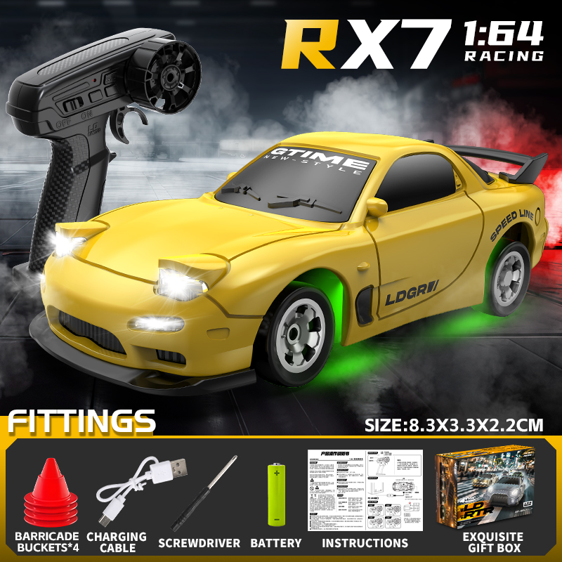 予約8月発売【日本正規品】1/64 ミニ ラジコン ドリフト ターボ