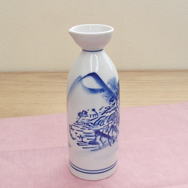 徳利 山水3合徳利 酒器 陶器 日本酒 おしゃれ 業務用 美濃焼