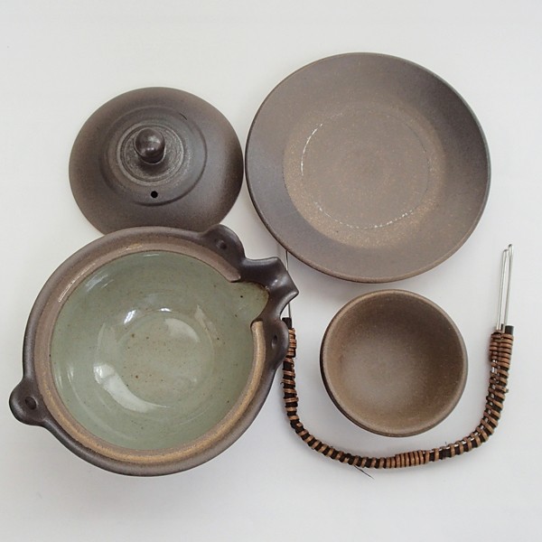 土瓶蒸し器。新品5個セット。 土瓶蒸し器。新品5個セット。 土瓶蒸し器。新品5個セット。 器 土瓶