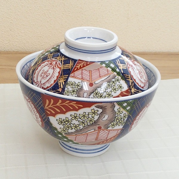 丼 蓋つきどんぶり 丸蓋丼 錦桜 蓋付き 器 おしゃれ 和食器 業務