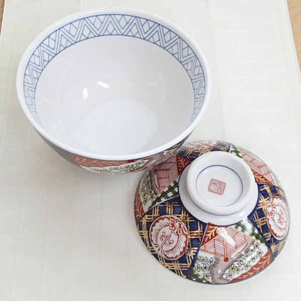 丼 蓋つきどんぶり 丸蓋丼 錦桜 蓋付き 器 おしゃれ 和食器 業務