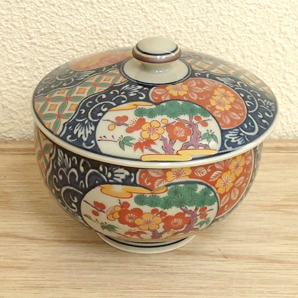 伊万里焼き　松竹梅　蓋椀　6点セット d42020-735.jpg
