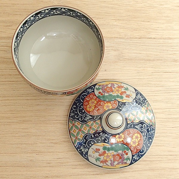 伊万里焼き　松竹梅　蓋椀　6点セット 湯飲み 蓋付き湯呑み 古伊万里松竹梅 湯呑み おしゃれ 業務用 有田焼