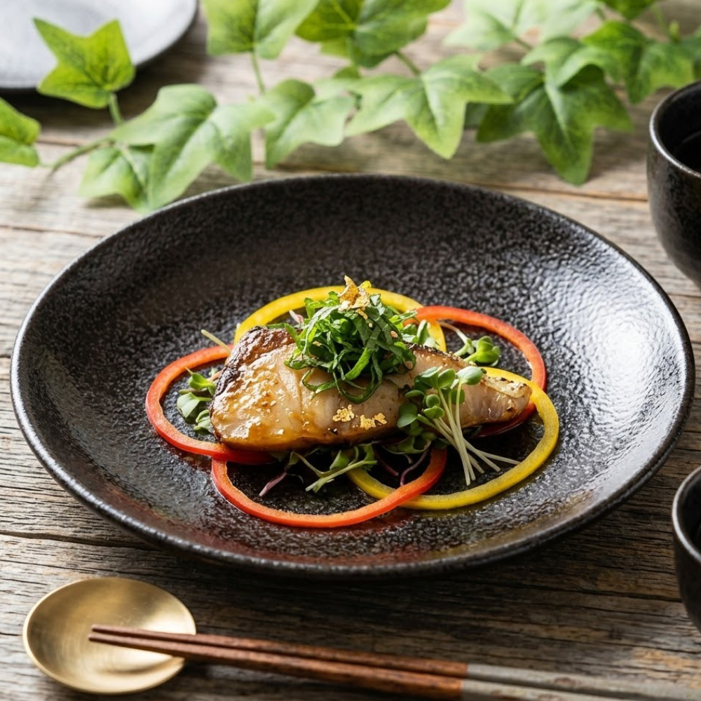 皿 21cm深皿 パスタ皿 カレー皿 黒耀 おしゃれ 業務用 食器 和風中華