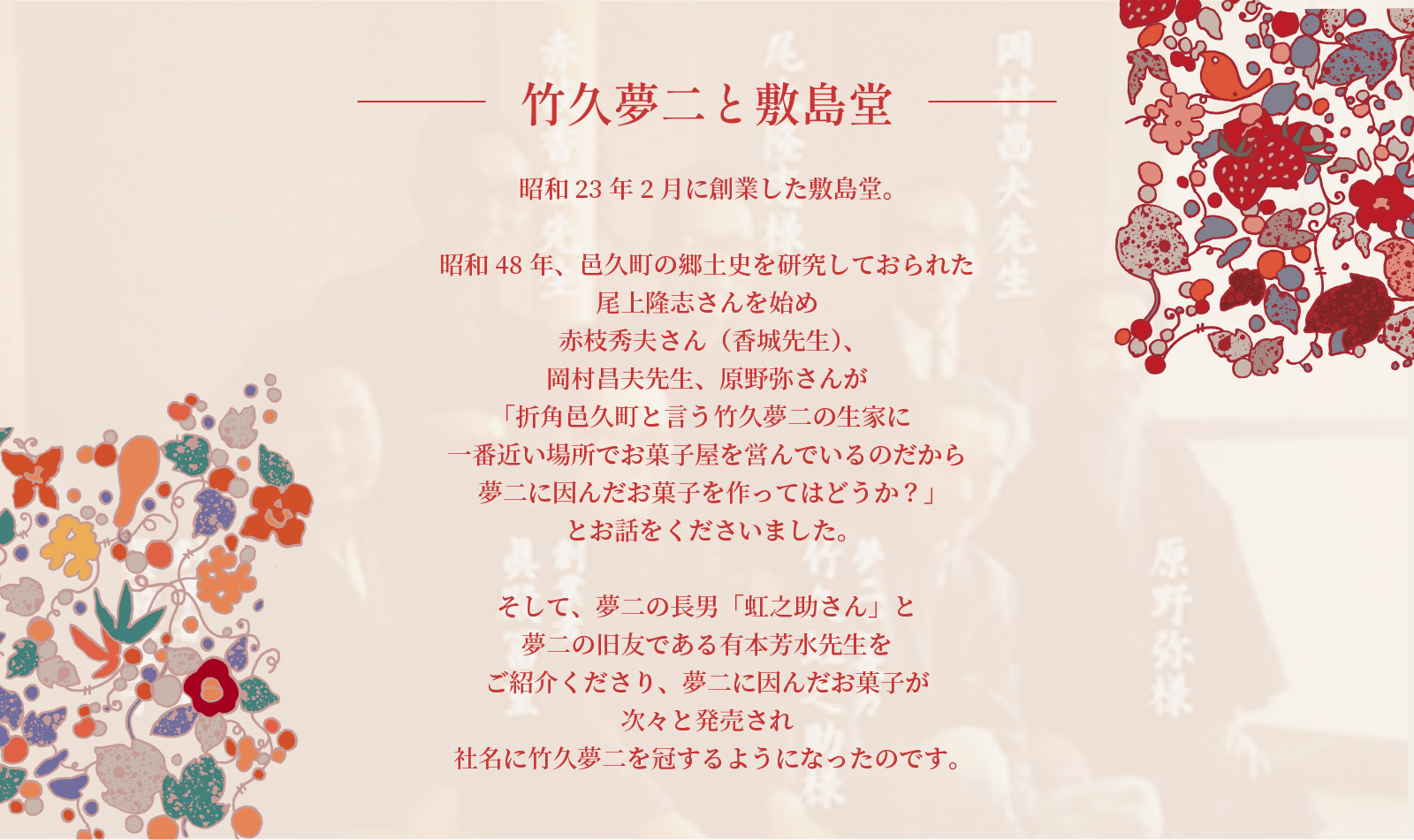 竹久夢二と敷島堂