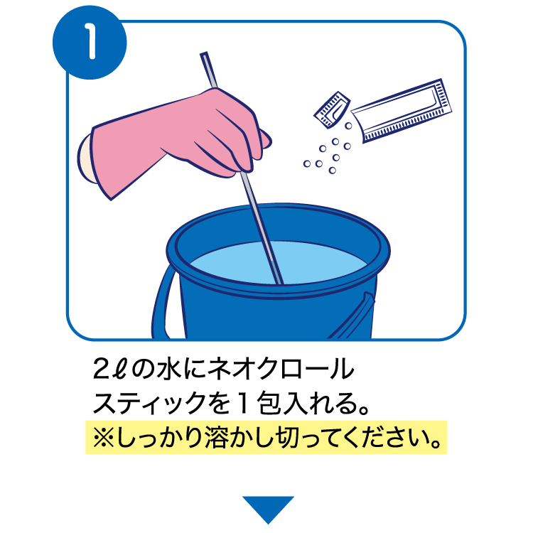 ネオクロールスティック リフィルセット 【100包×3パック】 : 709059