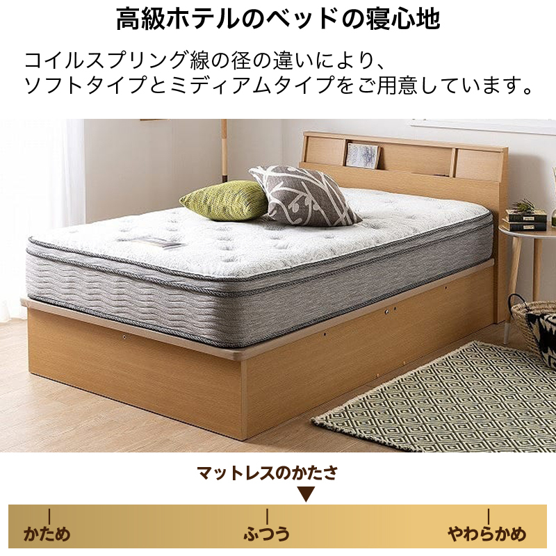 シモンズ マットレス シングル ベッド用 ポケットコイル 6.5インチ GVスイートユーロトップ AB17S15 日本製 (配送員設置)