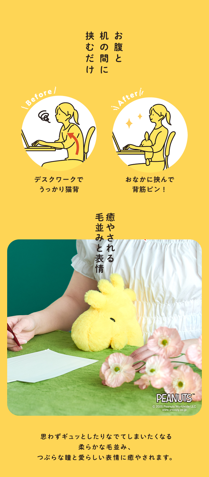 ラッピング無料】ドリームズ ふんばるず PEANUTS 姿勢サポート