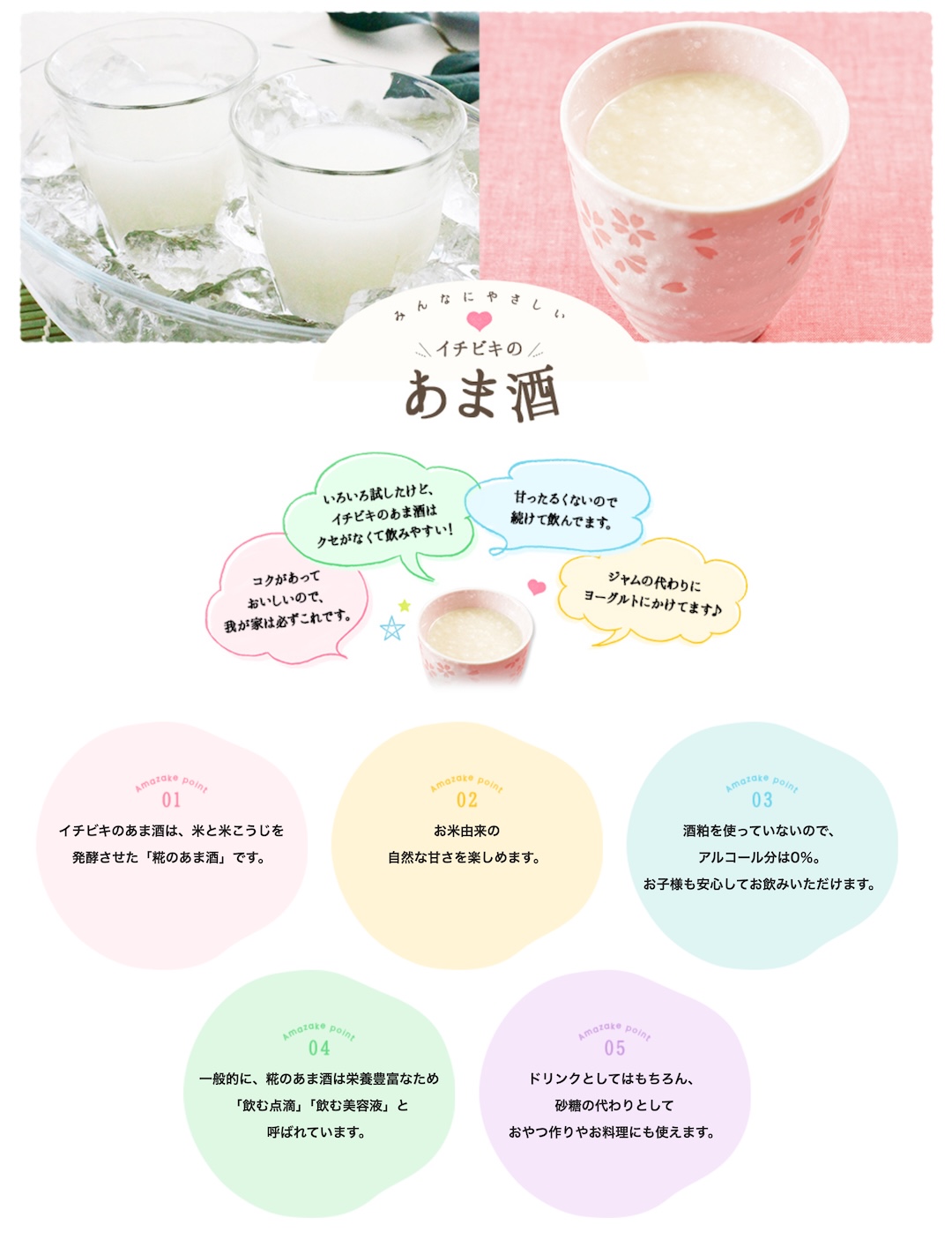 糀あま酒 5食分 (40g×5袋) 希釈タイプ...の詳細画像1