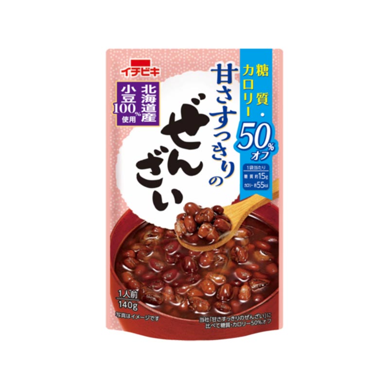 井村屋（imuraya） レンジで簡単 糖質50%オフぜんざい 140g 5袋 セット