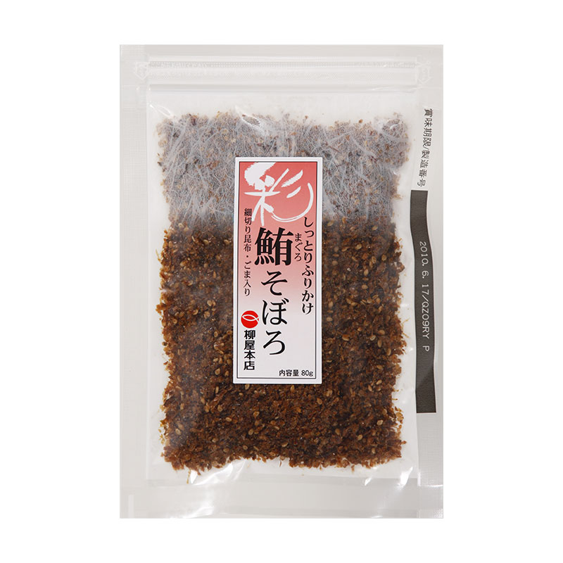 柳屋本店 彩 鮪(まぐろ)そぼろ 80g 1袋 | ふりかけ 佃煮 そぼろ 鮪