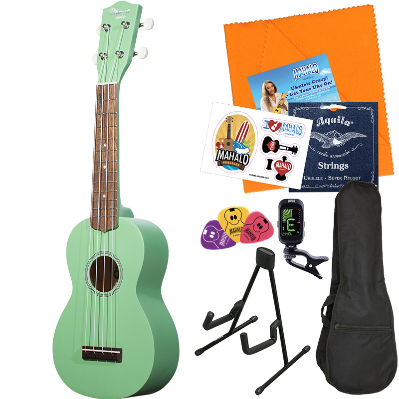 Ohana オハナ SK-10 Colored Soprano ウクレレ初心者セット スタンド付き入門8点セット ソプラノウクレレ_1