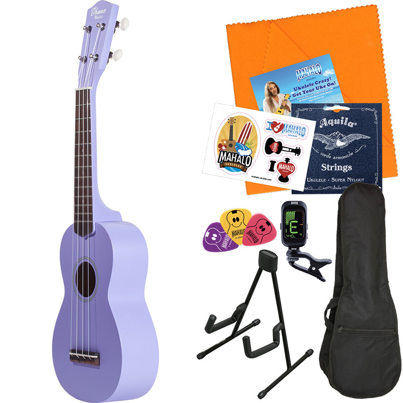 Ohana オハナ SK-10 Colored Soprano ウクレレ初心者セット スタンド付き入門8点セット ソプラノウクレレ_5