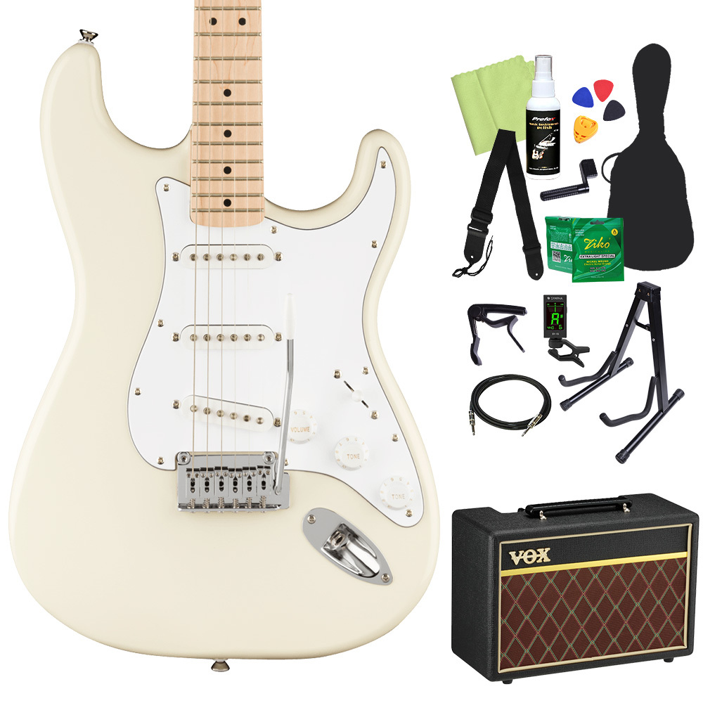 Squier by Fender Affinity Series Stratocaster エレキギター初心者14点セット〔VOXアンプ付き〕｜shimamura｜02