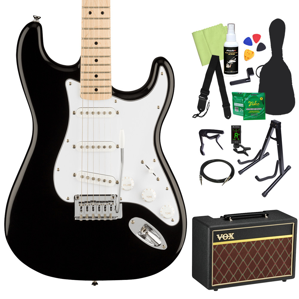 Squier by Fender Affinity Series Stratocaster エレキギター初心者14点セット〔VOXアンプ付き〕｜shimamura｜03