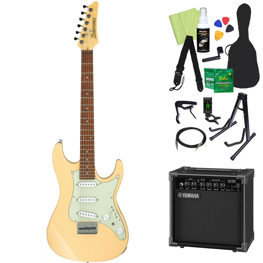 Ibanez AZES31エレキギター　ストラト Ibanez AZES31 エレキギター初心者14点セット【マーシャルアンプ付き