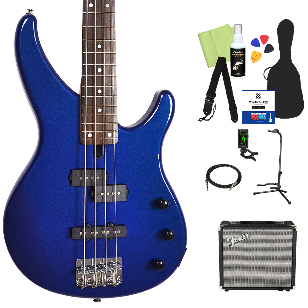 YAMAHA ヤマハ TRBX174 ベース初心者12点セット Fenderアンプ付