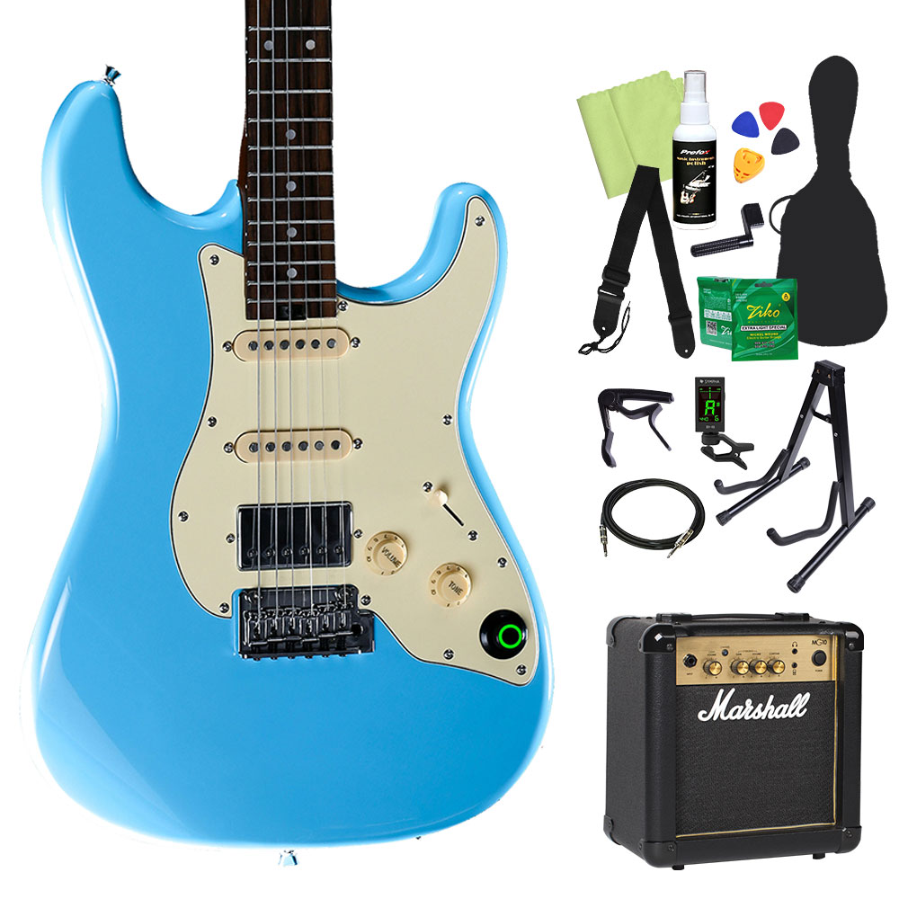 MOOER ムーア GTRS S800 エレキギター初心者14点セット マーシャル