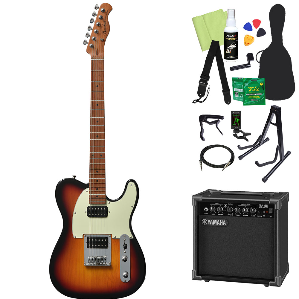 Bacchus（バッカス） BTE-3-RSM/M エレキギター初心者14点セット