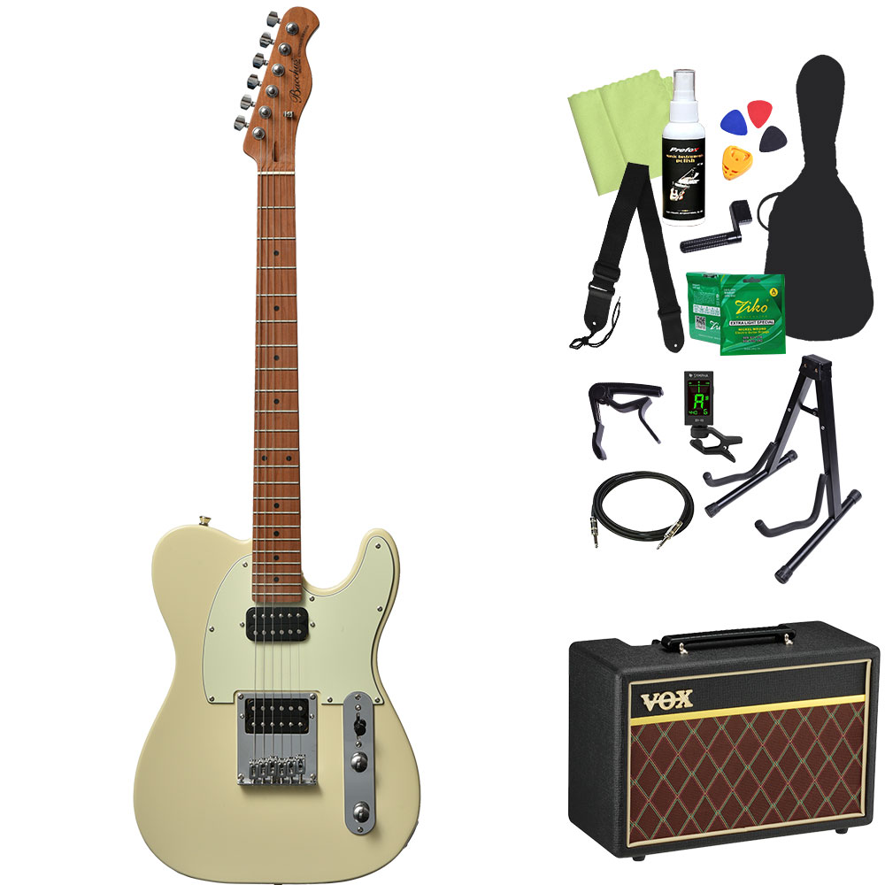 Bacchus（バッカス） BTE-3-RSM/M エレキギター初心者14点セット 〔VOX