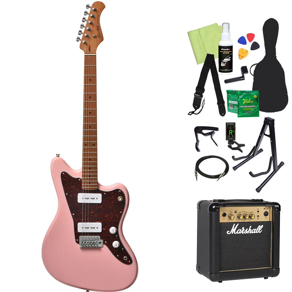 Bacchus（バッカス） BJM-1-RSM/M エレキギター初心者14点セット