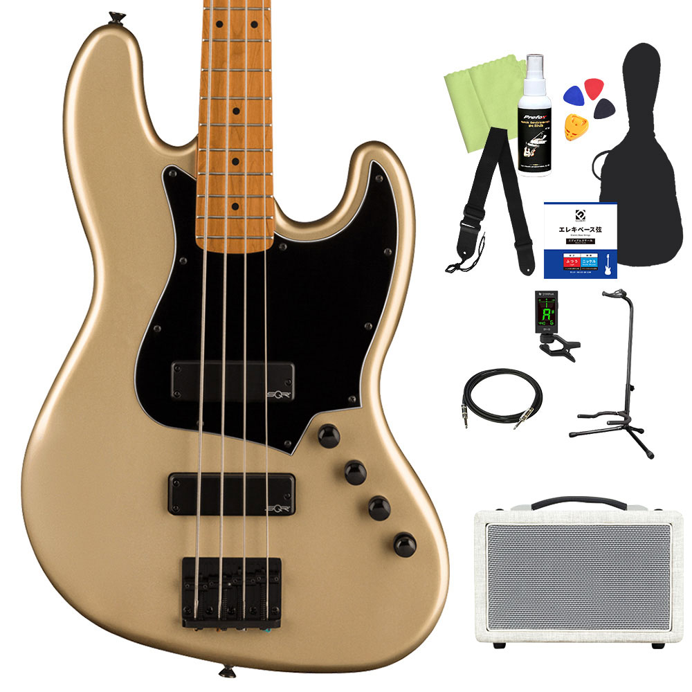 Squier by Fender Contemporary Active Jazz Bass HH ベース 初心者セット  〔島村楽器で一番売れてるベースアンプ付〕