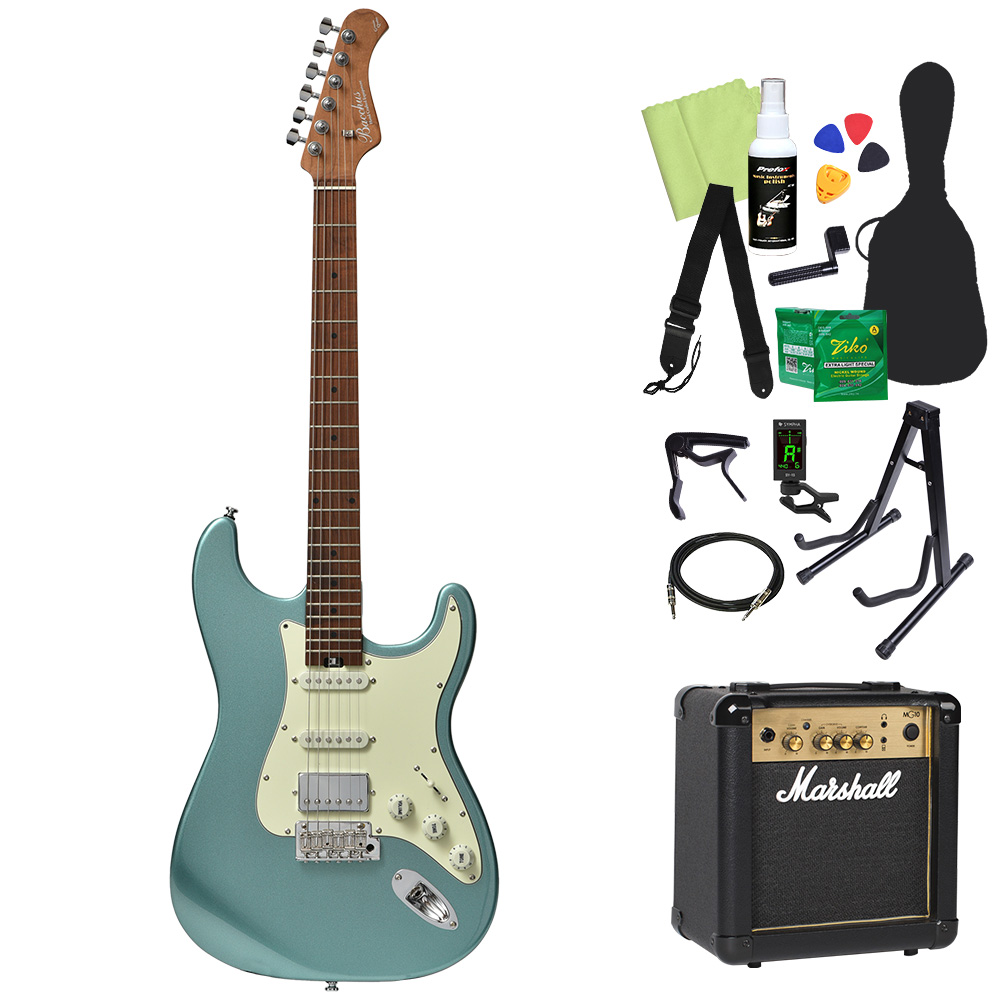 Bacchus（バッカス） BSH-STD25 RSM/M エレキ初心者14点セット