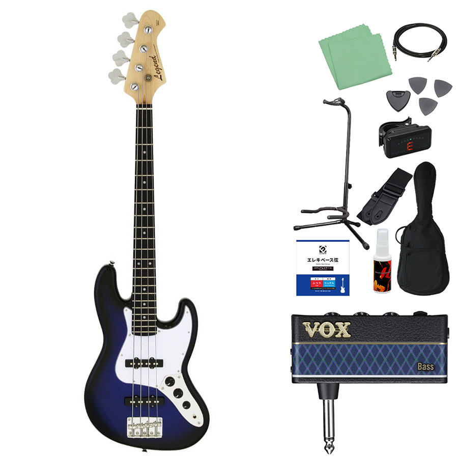 LEGEND レジェンド LJB-MINI ベース 初心者12点セット 〔amPlug付〕 ミニサイズ_3