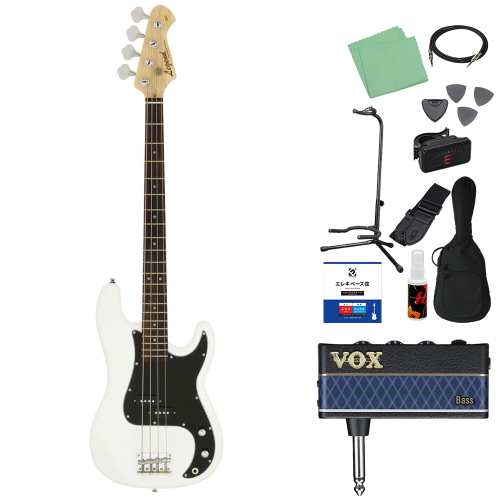 LEGEND レジェンド LPB-Z ベース 初心者12点セット 〔amPlug付〕 プレべタイプ_5