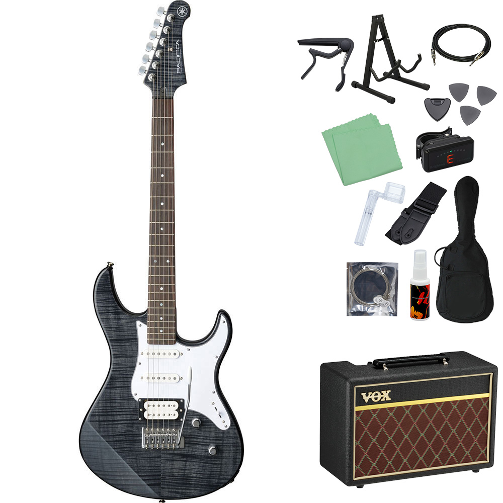 YAMAHA（ヤマハ） PACIFICA212VFM エレキギター初心者14点セット 〔VOX