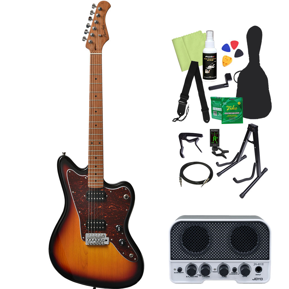 Bacchus（バッカス） BJM-3-RSM/M エレキギター初心者14点セット