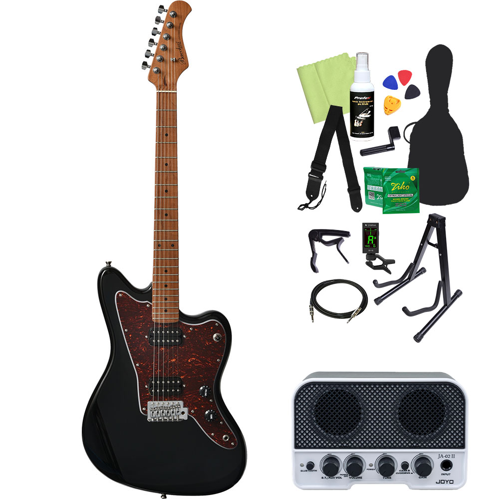 Bacchus バッカス BJM-3-RSM/M エレキギター初心者14点セット Bluetooth搭載ミニアンプ付き_2
