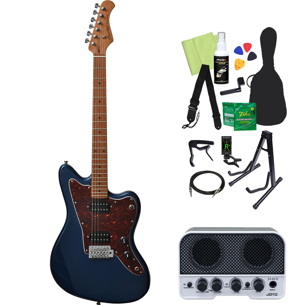 Bacchus バッカス BJM-3-RSM/M エレキギター初心者14点セット Bluetooth搭載ミニアンプ付き_4