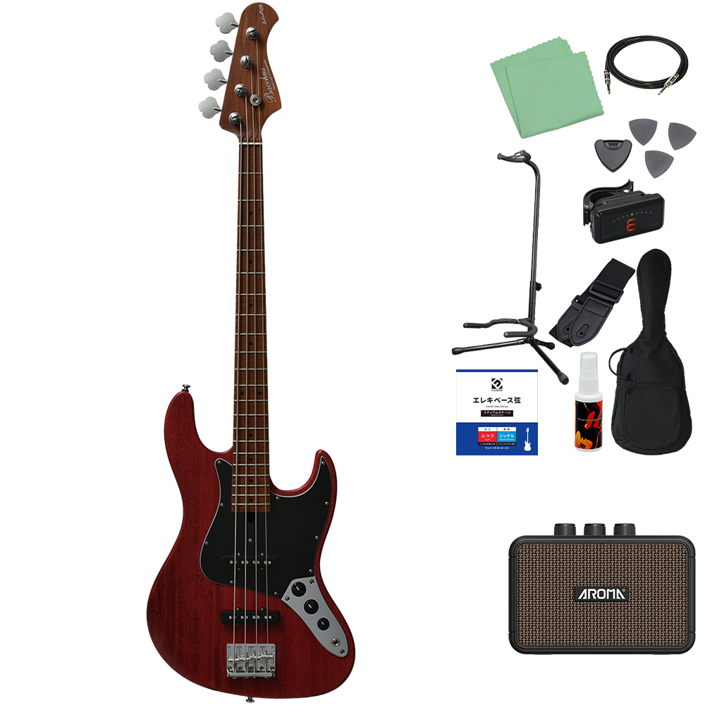 ベース Bacchus WL4-STD/RSM WL4-STD33 RSM/M BLK-S (Bacchus / バッカス) エレキベース