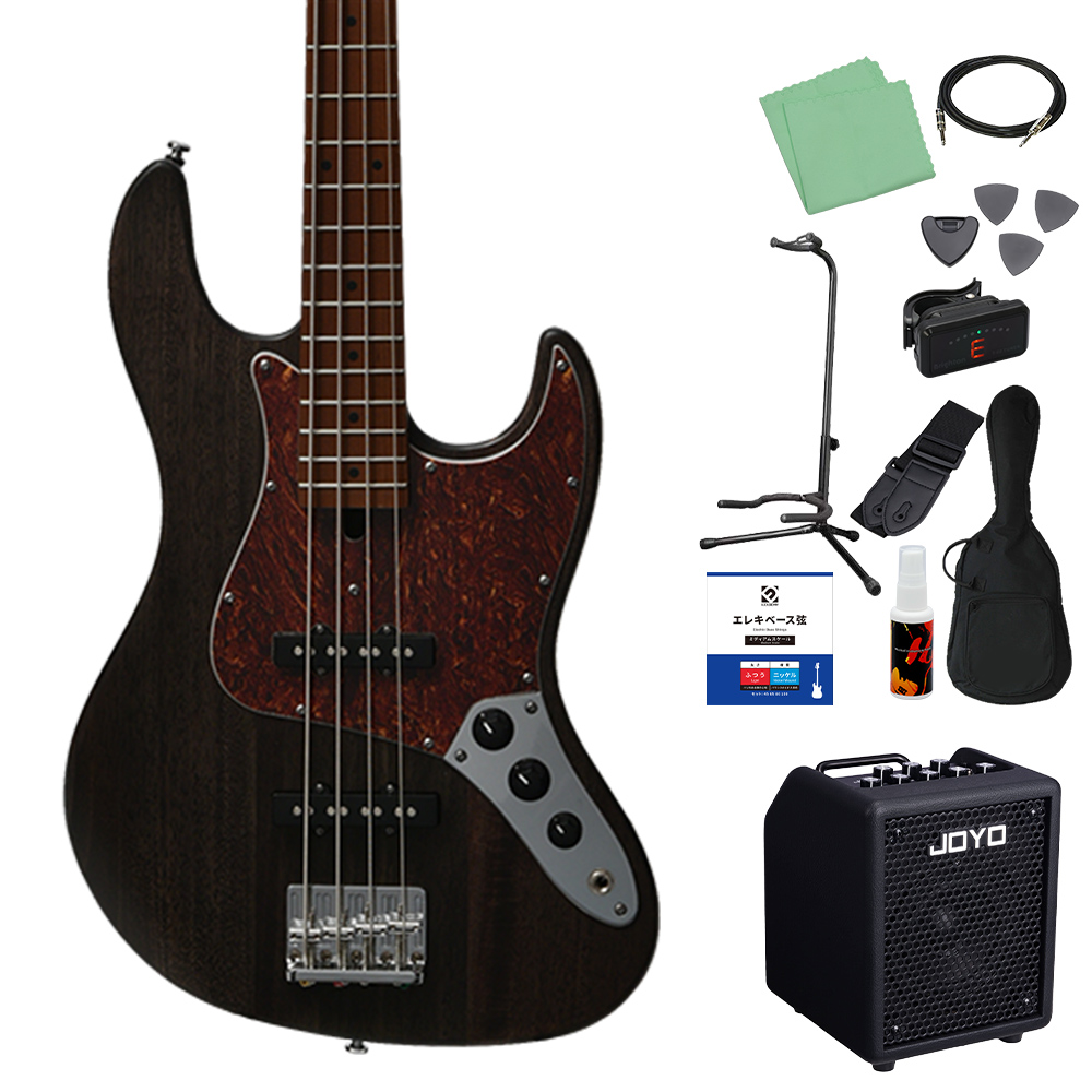 Bacchus バッカス WL4-STD33 RSM/M ベース 初心者12点セット 〔JOYOアンプ付〕_7