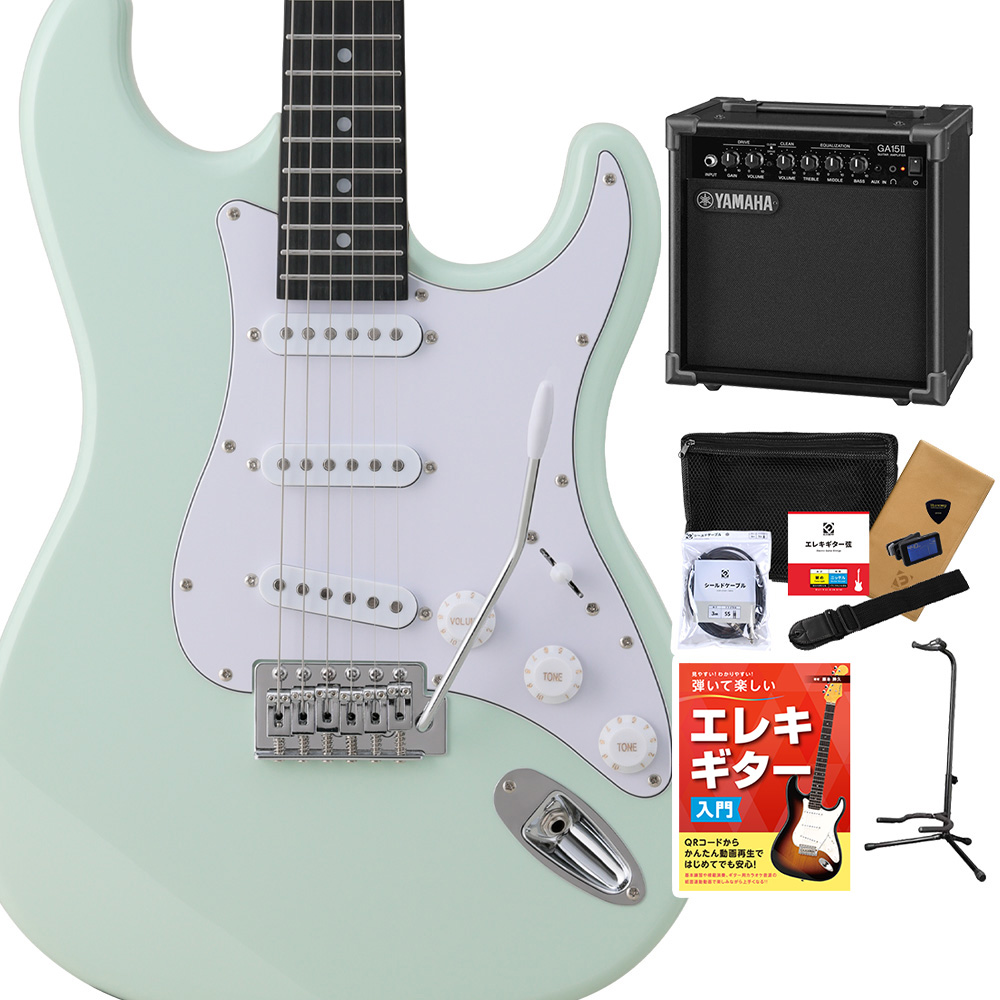 BUSKER'S バスカーズ BST-Standard エレキギター初心者12点セット〔ヤマハアンプ付き〕ストラトキャスター ローステッドメイプル BUSKER'S バスカーズ BST-Standard エレキギター初心者12点セット〔ヤマハアンプ付き〕ストラトキャスター ローステッドメイプル