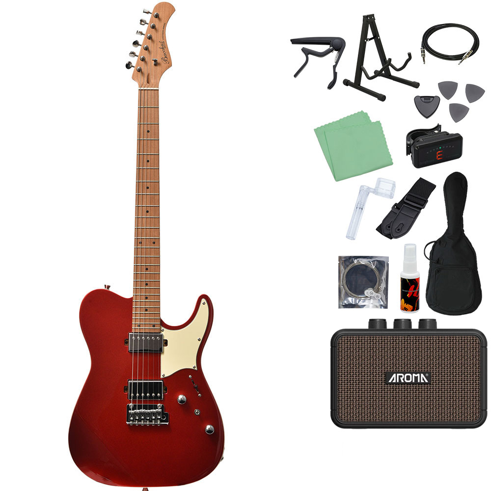 Bacchus（バッカス） TAC24 STD-RSM/M エレキギター初心者14点セット