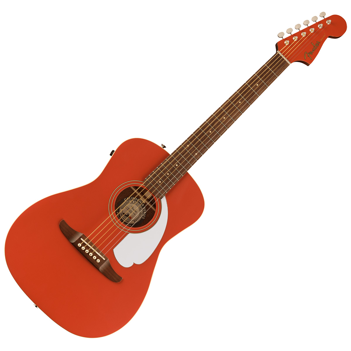 Fender フェンダー MALIBU VINTAGE BLK W/C Black エレアコ