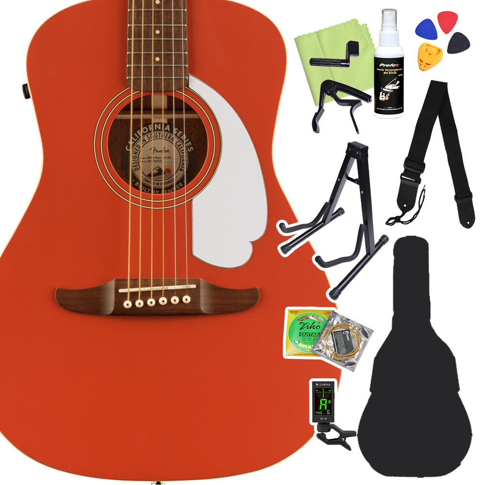 Fender アコースティックギター Acoustic Malibu フェンダー Amazon.com: Fender Malibu Player Acoustic Electric Guitar